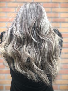 Heavy Lowlights, Heavy Lowlights On Blonde, V Cut Hairstyle, Grey Hair Transformation, Ash Blonde Balayage, Ice Blonde, Cut Hairstyles, Fabulous Hair, Silver Hair Color