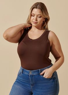 The Easy Basic Tank is the go-to layering piece that can be dressed up or down. Fitted and versatile, this staple can be worn all year long. We recommend sizing up for a more comfortable loose fit. Stretch Tank Top For Fall Layering, Versatile Tank Top For Fall Layering, Loose Tank Tops, Scoop Neck Tank Top, Layered Tops, Knitted Tank Top, Basic Tank, Knit Tanks, Scoop Neck