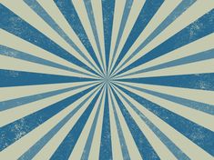 a blue and white sunburst background with grungy lines in the middle