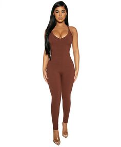 Ribbed Knitted Sexy Solid Color Halter Sleeveless Mid Waist Bodycon Fitness Womens Jumpsuit Sleeveless Bodycon Bodysuit For Loungewear, Seamless Bodycon Sleeveless Bodysuit, Seamless Sleeveless Bodycon Bodysuit, Sleeveless Bodycon Seamless Bodysuit, Trendy Sleeveless Ribbed Bodysuit, Trendy Ribbed Sleeveless Bodysuit, Sleeveless High Stretch Solid Color Bodysuit, High Stretch Sleeveless Solid Color Bodysuit, High Stretch Sleeveless Bodysuit In Solid Color