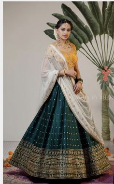 Vestido Charro, Half Saree Lehenga, Bridal Lehenga Collection, Half Saree Designs