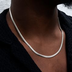 Introducing the South Beach Cuban™ Chain, your favorite classic with an elevated design. This piece is set in 14k White Gold, complete with our signature clasp, and will be the perfect complement to your look no matter where you go. It will reflect the light from every angle and have all eyes on you. Available in three colors, this chain is sure to impress! This product is guaranteed for life - GLD will repair the item should you experience any defects in craftsmanship or breakage. Specification Classic Cuban Link Necklace, Tarnish Resistant, Elegant Cuban Link Necklace With Solid Construction, Classic Tarnish-resistant Cuban Link Jewelry, Elegant White Cuban Link Necklace, Classic Cuban Link Necklace With Oval Links, Classic Cuban Link Necklace With Silver Chain, Classic Silver Chain Necklace Tarnish Resistant, Classic Curb Chain Jewelry For Everyday Luxury, Classic Cuban Link Silver Necklace