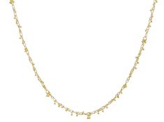 Fine, intricate GURHAN Gold Cluster Necklace, Light, from the Boucle Collection 16-18 inches Yellow Diamonds, Precious Beads, Gold Link, Woven Pattern, Cluster Necklace, Black Diamonds, Short Necklace, Chain Necklace, Gold Necklace