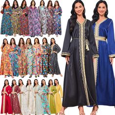 Find ideas๏ฟฝand inspiration for Ramadan Floral Moroccan Women Dress Muslim Abaya Kaftan Long Sleeve Dubai Jilbab, Women's Dresses Multicolor Long Sleeve Dress For Eid, Multicolor Long Sleeve Thobe For Eid, Elegant Multicolor Long Abaya, Elegant Long Multicolor Abaya, Multicolor Abaya For Eid, Multicolor Long Sleeve Abaya For Eid, Multicolor Long Sleeve Kaftan For Eid, Bohemian Maxi Length Abaya For Eid, Multicolor Floor-length Abaya For Eid