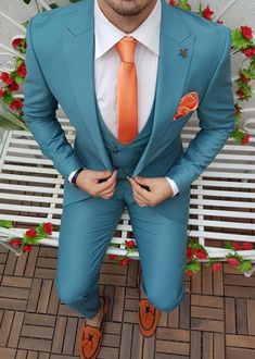 Mens Suits Sky Blue, Blue Colour Suit, Sky Blue Suit, 3 Piece Suit Wedding, Suit Man, Slim Fit Suit Men