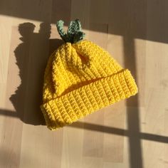 What's better than keeping your little lemon drop warm? Having them wear this bright, easy to see, lemon beanie.  Preemie to 3T  Color: butter yellow - colors may vary due to different dye lots Spring Beanie, One Size Fits Most, Spring Solid Color Beanie, One Size Fits Most, Cute Yellow Winter Hat, Fitted Warm Hat For Spring, Fitted Warm Spring Hat, Casual Adjustable Yellow Beanie, Casual Yellow Adjustable Beanie, Fitted Yellow Hat For Fall, Trendy Yellow One-size Hat