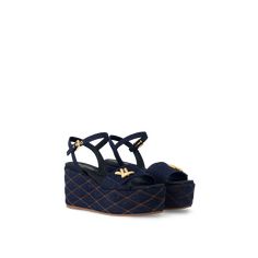 LOUIS VUITTON® - Shake Flatform Sandal - Light Blue