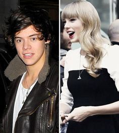 two pictures of taylor swift and taylor davidson, one is wearing a black dress the other has blonde hair