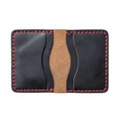 A Leather Wallet that goes Above and Beyond Your Expectations.When you hold this wallet you will love the supple and comfortable feel. Unlike most department store wallets, our leather features premium leather, thick hand-stitching, and polished edges. Every inch of our craftsmanship has a high level of attention to detail. We build wallets to last a lifetime - and guarantee it.Our full-grain leather means your wallet will develop character and patina. We hand-sew this wallet with thick Tiger Th Horween Chromexcel, Horween Leather, Everyday Adventures, Credit Card Wallet, Personalized Keychain, Hard Working, Black Hand, Above And Beyond, Leather Design