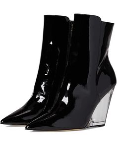 Stuart Weitzman Lucite 100 Wedge Bootie | The Style Room, powered by Zappos Black Ankle Boots, Stuart Weitzman, Wedge Boot, Ankle Boots, Wedges, Womens Sizes, Boots, Clothes Design, Black