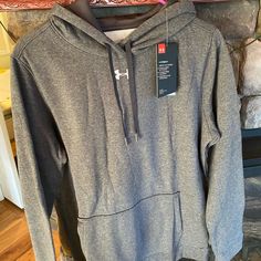 Brand New Under Armour Sweatshirt Athletic Heather Hoodie With Drawstring For Outdoor, Outdoor Hoodie With Drawstring Hood In Athletic Heather, Under Armour Hoodie For Fall Sports, Under Armour Long Sleeve Fleece Sweatshirt, Athletic Heather Hoodie Sweatshirt For Outdoor, Outdoor Athletic Heather Hoodie Sweatshirt, Under Armour Hooded Sweatshirt For Sports, Under Armour Long Sleeve Hoodie For Winter, Under Armour Sporty Hoodie With Drawstring Hood