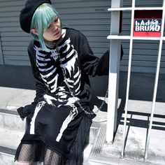 Bought In Japan, New With Tags Skeleton Shirt-Dress. Goth Punk / Visual Kei Style. Has An Oversized Fit, Unisex, Could Fit Man Or Woman From Size Xs-M. Heavy Material, With Slits By The Legs. Brand New With Tags. Measurments: Shoulder Width: 17 Inches Chest Circumference: 40 Inches Length: 40 Inches Black Dresses For Fall Streetwear, Alternative Long Sleeve Halloween Dress, Edgy Black Dress With Skull Print, Black Edgy Dress With Skull Print, Long Sleeve Punk Dress For Alternative Fashion, Punk Style Skull Print Dress For Halloween, Punk Style Black Dress With Skull Print, Black Punk Dress With Skull Print, Punk Black Dress With Skull Print