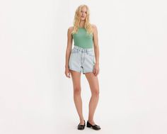 A vintage-inspired flattering fit featuring the higher-than-high rise that made the '80s the fashion decade we can’t stop talking about. With an updated design and sustainably produced denim, think of these '80s Mom Shorts as your parent’s shorts, but better. A vintage, 80s-inspired fit Featuring a 10 3/4" high rise With an A-line leg opening for a leg-lengthening effect We made this garment with post-industrial recycled cotton fiber Modern Relaxed Fit Summer Bottoms, Levi's Medium Wash Jean Shorts For Spring, Levi's Relaxed Fit Jean Shorts For Summer, Spring Levi's Medium Wash Jean Shorts, Medium Wash Mom Fit Bottoms For Spring, Spring Medium Wash Mom Fit Bottoms, Trendy Relaxed Fit Jean Shorts For Spring, Modern Denim Bottoms For Summer, Modern Relaxed Fit Jeans For Summer