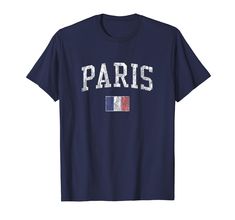 PRICES MAY VARY. Vintage Paris France T-Shirt Paris France T-Shirt Vintage Paris T-Shirt with French Flag, Jim Shorts Original, French Pride Tee Lightweight, Classic fit, Double-needle sleeve and bottom hem Paris Flag, Paris Shirt, France Flag, University Style, Pride Tees, French Flag, Paris T Shirt, Vintage Paris, College University