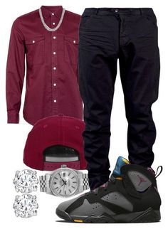 Black And Red Men Outfit, Men Jordans, Mens Fashion Swag, Mens Fashion Photography, Fresh Outfits, Mens Fashion Jeans