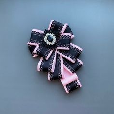 Black Brooch With Decorative Bow Gift, Black Brooch With Decorative Bow As Gift, Gift Bow Brooch, Black Ribbon Brooches For Gift, Black Ribbon Brooches As Gift, Black Bow Tie Brooches For Wedding, Black Bow Tie Brooch For Wedding, Black Brooch With Decorative Bow For Evening, Formal Black Brooch With Decorative Bow