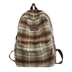 BACK TO SCHOOL Vintage Plaid Woollen Cloth Women's Backpack Student Book Backpacks for Teenage Girls School Bags Large CapacityTravel Rucksack SPECIFICATIONS Main Material: nylon Lining Material: POLYESTER Backpacks Type: Softback Interior: Cell Phone Pocket Interior: Interior Compartment Handle/Strap Type: soft handle Exterior: Solid Bag Closure Type: zipper Technics: school bag Capacity: 20-35 Litre Item Type: Backpacks Carrying System: Arcuate Shoulder Strap Gender: Unisex Rain Cover: No Mode Handbags For School, Student Book, Women's Backpack, School Bags For Girls, Girls School, Vintage Plaid, Teenage Girls, Rain Cover, Tote Purse