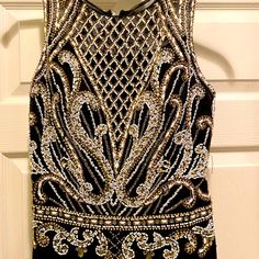 Black Formal Dress Sequins Straight Only Worn Once Great Condition Black Embellished Sleeveless Dress, Black Embellished Sleeveless Evening Dress, Black Formal Dress, Womens Group, Colorful Dresses Formal, Black Dress Formal, Black Formal, Usa Dresses, Size 8 Dress