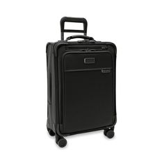 The iconic bag of the Baseline collection, our Essential Carry-On Spinner is timeless and versatile. It's extraordinary performance will carry you through your journey of a life well-lived. Height Width Depth Weight US 22 in. 14 in. 9 in. 10 lbs EU 55.9 cm 35.6 cm 22.9 cm 4.6 kg INTERIOR FEATURES One-touch CX™ expansion increases packing capacity when you need more space. Simply press CX™ buttons and pull up sides to expand. Once ready, zip closed and push down to compress Built-in tri-fold garm Foam Roll, Passport Services, International Driving Permit, Driving Permit, Monogram Luggage, Travel Cubes, Need More Space, Luggage Shop, Work Backpack