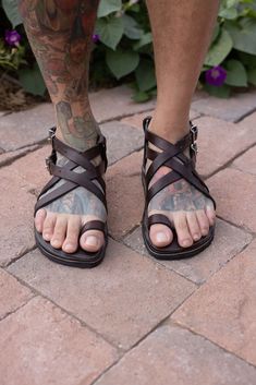 We craft  our sandals with very high quality Latigo leathers and have laminated ortho insole materials and arches that take the form and shape of your foot within about a week of wear. A crepe neoprene lightweight bottom sole caps off the sandal for a soft and comfortable ride and wraps around your foot with fully adjustable straps and buckles, customizing the feel you choose.. Our Sandals are a very high quality craftsmanship that cannot compete with the pricing of the less expensive sandals yo Leather Open Toe Sport Sandals, Leather Open Toe Sport Sandals With Leather Footbed, Black Leather Sandals With Vibram Sole, Leather Huarache Sandals With Single Toe Strap, Closed Toe Leather Sport Sandals With Leather Footbed, Leather Sandals With Ortholite Insole And Round Toe, Leather Sport Sandals With Single Toe Strap, Brown Leather Sole Sandals For Outdoor, Leather Sandals With Rubber Sole And Single Toe Strap