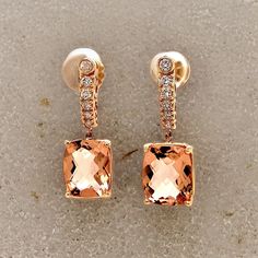 Natural Finely Faceted Quality Morganite Diamond Earrings 14k Gold 9.93 TCW Certified $5,950 018685This is a Unique Custom Made Glamorous Piece of Jewelry!Nothing says, “I Love you” more than Diamonds and Pearls!This pair of Morganite earrings has been Certified, Inspected, and Appraised by Gemological Appraisal LaboratoryGemological Appraisal Laboratory of America is a proud member of:- GIA Alumni Association- National Association of Jewelry Appraisers- International Consortium Gem-Testing Labo Rectangular Jewelry With Pave Setting For Formal Occasions, Formal Rectangular Jewelry With Pave Setting, Cushion Cut Gemstone Earrings For Formal Occasions, Elegant Square Cut Pave Setting Jewelry, Elegant Square Cut Jewelry With Pave Setting, Fine Jewelry Cushion Cut Jewelry For Formal Occasions, Fine Jewelry Cushion Cut For Formal Occasions, Cushion Cut Gemstone Earrings In Fine Jewelry Style, Fine Jewelry Cushion Cut Gemstone Earrings