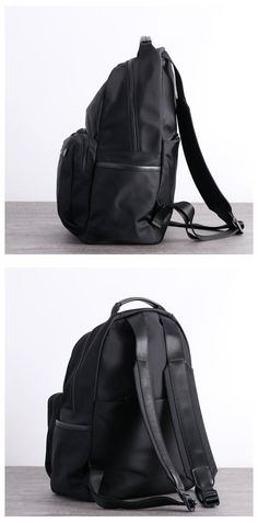 Overview： Design: Womens Nylon Laptop Backpack Large Travel Backpack Purse Nylon Black School Rucksack for LadiesIn Stock: Ready to Ship (2-4 days)Include: Only BagCustom: NoColor: BlackLeather: NylonMeasures: 30cm x 15cm x 40cm Weight: 0.6kgSlots: 2 main slots, 1 back zip slot, 2 outside zip slots, 1 phone pocket, 1 wallet pocket, 1 inside slotAccessories(option): NoneStyle: Womens Nylon Laptop Backpack Large Travel Backpack Purse Nylon Black School Rucksack for LadiesVery durable (At least 5 Y Modern Nylon Backpack With Large Capacity, Nylon Backpack With Anti-theft Pocket For On-the-go, Modern Large Capacity Nylon Backpack, Nylon Backpack With Adjustable Strap For Commuting, Black Nylon Backpack With Anti-theft Pocket, Daily Use Nylon Backpack, Nylon Backpack With Anti-theft Pocket For Commuting, Nylon Backpack With Anti-theft Pocket, Nylon Softback Backpack For Daily Use