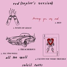 taylor swift swiftie tattoo red tattoo taylorsversion Grace Tattoos, Taylor Swift Swiftie, 7 Tattoo, Tattoo Red, Red Tattoo, Movie Tattoos, State Of Grace