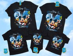 Disney Birthday Matching Family Vacation T-shirt 3rd Birthday Shirts For Boys Disney, Disney Christmas Birthday Shirts For Family, Disney Family Shirts Summer, Disney Shirts For Family Best Day Ever, 80th Birthday Disney Shirt, Family Disney Shirts 1st Birthday, Mickey Mouse Birthday Tshirts Family, Disney Family Bday Shirts, Lion King Shirts For Kids Feild Trip