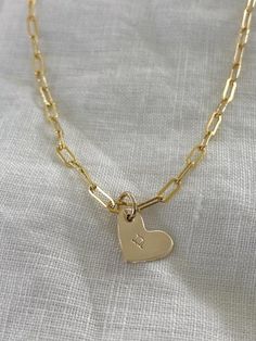 Mini Heart Necklace Mini Heart Necklace, Initial Heart Necklace, Beautiful Chokers, Mini Necklace, Lovers Necklace, Necklace Extender, Gold Heart Necklace, Silver Heart Necklace, Handcrafted Necklace