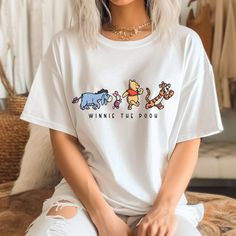 Comfort Colors® Winnie the Pooh T Shirt, Winnie the Pooh and Friends Shirt, Pooh Shirt, Disney Pooh T-shirt, Disney Pooh Bear Shirt - Etsy Pooh Shirt, Winnie The Pooh Shirt, Winnie The Pooh And Friends, Disney Pooh, Pooh And Friends, Friends T Shirt, Muted Color Palette, Friends Tshirt, Bear Shirt