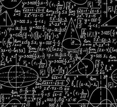 a black and white math background with lots of calculations stock photo, images and royalty