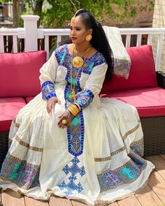 Radiant Cultural Vibrance Habesha Dress Afro Inspiration, Ethiopian People, Eritrean Dress, Habesha Dress, Habesha Kemis, African Styles, Traditional Dress, Cultural Heritage, African Clothing