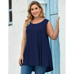 95% Rayon, 5% Spandex. LARACE plus size tunic tops for women are made of soft, stretchy material, make you feel cool. No shrinking, pilling. Highly recommend these summer clothes for women. Imported Pull On closure Hand Wash Only Plus Size Tank Tops for Women - LARACE sleeveless tunic tops for women loose fit dressy tanks are made of super breathable fabric, be cool with LARACE plus size summer tops. LARACE tunic tops for women can be worn as daily womens clothes as well as comfortable maternity Casual Summer Clothes, Sleeveless Tops For Women Casual, Summer Clothes For Women, Tunic Tops For Women, Tunic Tops For Leggings, Plus Size Summer Tops, Tie Dye Tops, Plus Size Tunic, Sleeveless Tunic Tops