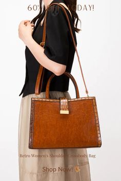 Make a statement with our chic Retro Women's Shoulder Crossbody Bag. Crafted for the modern woman who appreciates classic design. Retro Women, Three Piece, Crossbody Purse, Style Retro, Modern Woman, Purses Crossbody, Classic Design, The Modern, Vegan Leather