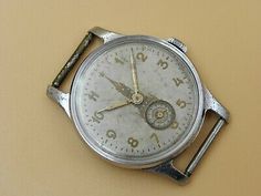 Rare Soviet Russian USSR watch POBEDA. It was made in 1950's. Are created in the USSR on Petrodvortsovsky watch factory (PChZ). The trade mark ‘POBEDA’ is on the dial. THIS WATCH IS AS SHOWN IN THE PICTURE. Soviet Navy, Trade Mark, The Picture, Silver Watch, Victorious, Bracelet Watch