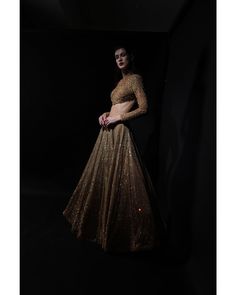 The High-Neck Golden Lehenga Set | Gold Lehenga Set | Bora Honey's – B Anu Designs Glamorous Gold Sharara With Mirror Work, Gold Hand Embellished Evening Sets, Evening Gold Hand-embellished Sets, Gold Hand Embellished Sets For Evening, Gold Hand-embellished Evening Sets, Gold Hand-embellished Party Sets, Gold Bollywood Dress With Sequins, Bollywood Style Gold Sequin Dress, Gold Sequin Dress For Diwali