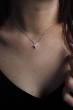 14K Solid Gold1ct Princess Cut Cz Solitaire Pendant - Metal:925 Silver , 14k Solid Gold - Round Stone: 6 MM 1 PCS (1.00CT) - Gemstone: Cubic zirconia - Each piece has been carefully placed by me and rhodium plated to resist scratches and tarnishing and to give the silver a white, reflective look. - Completely Handmade - The highest quality in the industry - Shine every time you wear it. - We need 3-5 working days to handmade your item after we receive your payment. Buy with Warranty: - 15 Days M Square Pendant Solitaire Necklace With Diamond Cut For Gift, Diamond Cut Solitaire Necklace With Square Pendant For Gifts, Square Diamond Cut Solitaire Necklace As Gift, Diamond Cut Solitaire Necklace With Square Pendant, Square Pendant Necklace With Prong Setting For Wedding, Diamond Necklace With Princess Cut For Gift, Square Pendant Jewelry With Single Diamond For Wedding, Wedding Jewelry With Single Diamond Square Pendant, Princess Cut Diamond Necklaces For Gifts