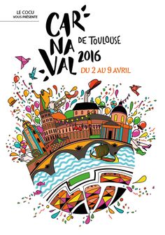 an advertisement for the car na de toulose festival in paris, france on july 29