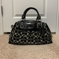 Lovely Coach Handbag. Very Spacious. New Without Tags. Retails $160. Matching Wallet In Closet! Coach Pillows, Coach Rogue, Mini Hand Bag, Coach Hobo Bag, Coach Handbag, Bags Coach, Coach Crossbody, Coach Crossbody Bag, Leather Hobo Bag