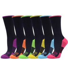 PRICES MAY VARY. 👍PERFECT GIFT:On any holiday or birthday,These crew socks women can be a perfect gift given to a wife,mother, family members,friends and anyone you love.Our cushioned socks women comes in different colours,which enables you in choosing according to your taste and style,various athletic socks women can easily follow your daily collocation. 👍BEST IN QUALITY:We stand by premium quality material used in the socks makes it durable and long lasting.We guarantee you will love our wom Casual Non-slip Socks For Sports Events, Non-slip Casual Sports Socks, Comfortable Breathable Knee-high Sports Socks, Non-slip Sporty Socks For Sports Events, Non-slip Winter Sporty Socks, Non-slip Sporty Winter Socks, Multicolor Breathable Sporty Socks, Sporty Anti-odor Winter Socks, Sporty Non-slip Winter Socks