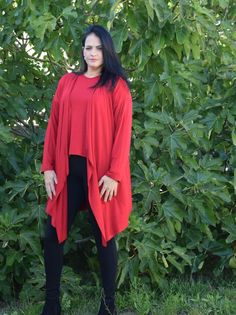 Top together with the cardigan it forms a warm set for the cooler autumn and winter days ⛄. The cardigan has longer fronts which give the set a unique elegance and style. This set can be worn for casual and dressy occasions.  COMPLETE THE OUTFIT: Paola leggings: (https://www.etsy.com/Curvyshion/listing/1113783827/plus-size-leggings-size-l-6x-black-green?utm_source=Copy&utm_medium=ListingManager&utm_campaign=Share&utm_term=so.lmsm&share_time=1642764077784 )  - Small tip for the men, if you are lo Autumn Outfit Women, Plus Size Cardigans, Plus Size Leggings, Women Plus Size, Top For Women, Autumn Outfit, Open Front Cardigan, Matching Top, Tulle Dress