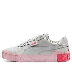 (Kids) PUMA Cali 'Grey Calypso Coral' 370669-04 (SNKR/Skate/Light/Low Top/Women's/Non-Slip) Gray Low-top Breathable Skate Shoes, Casual Gray Skate Shoes With Round Toe, Gray Sporty Skate Shoes With Gum Sole, Athleisure Skate Shoes For Light Sports With Round Toe, Gray Synthetic Skate Shoes For Streetwear, Gray Skate Shoes With Gum Sole For Sports, Gray Skate Shoes With Gum Sole And Round Toe, Gray Sneakers With Studded Rubber Outsoles For Streetwear, Gray Low-top Sneakers With Studded Outsoles