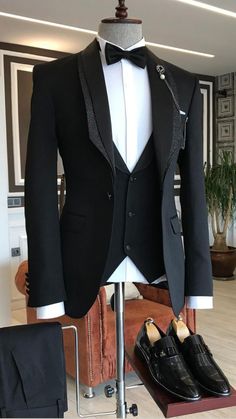 Coat Pant Black, Best Wedding Suits For Men, Men Suits Black, Best Wedding Suits, Prom Suits For Men, Prom Suit