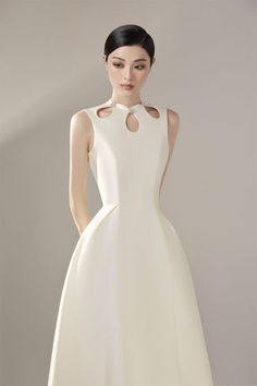 Paloma Sleeveless Dress | MEAN BLVD Mean Blvd, Hem Skirt, White Cream, Paloma, Designer Collection, Dress Materials, Dresses Xs, Skirt Length, How To Take Photos