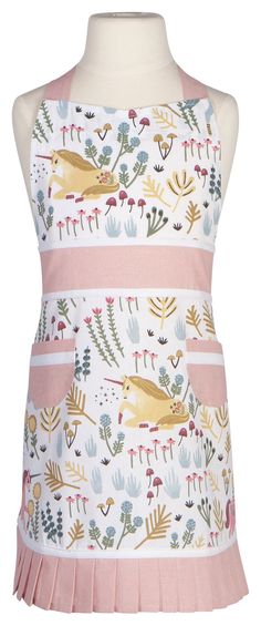 Enchanting unicorns playfully roam amidst a lush meadow adorned with whimsical flora. This delightful apron, embellished with mystical unicorns and charming blossoms, is thoughtfully crafted to accommodate children aged 3 to 8.Featuring pretty pleats and petite pockets, this lightweight, functional apron makes helping in the kitchen even more fun. Your purchase supports Education Without Borders: www.educationwithoutborders.ca Painterly Texture, Art Smock, Girl Apron, Childrens Aprons, Fit Kids, Unicorn Kids, Gardening Apron, Kids Apron, Red Gingham