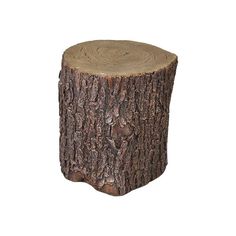 a tree stump is shown on a white background