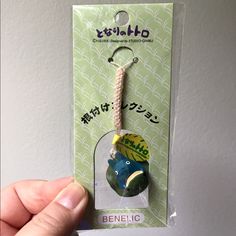 Hello! This Was Ordered From Japan. Never Been Opened. Can Be Used To Tie Onto Keychain, Cell Phone, Zipper, Purse, Or Even Use As An Ornament! Studio Ghibli Blue, Blue Totoro, Drawings Tutorials, Zipper Purse, Phone Charms, Zipper Charms, Cute Keychain, Anime Drawings Tutorials, Wallet Bag