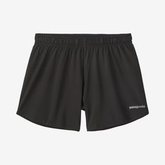 a black shorts with white writing on the side and an inscription that reads, running