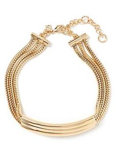 Wired Collar Necklace Gold-tone Metal Jewelry With Adjustable Length, Adjustable Length Gold-tone Metal Jewelry, Adjustable Gold-tone Metal Jewelry, Gold-tone Adjustable Metal Jewelry, Gold Necklaces With Extender, Adjustable 16-inch Gold-tone Chain Necklace, Accessories Inspiration, Rose Gold Watches, Women's Jewelry And Accessories