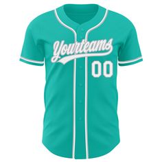 a baseball jersey with the name yountteams on it in white and green